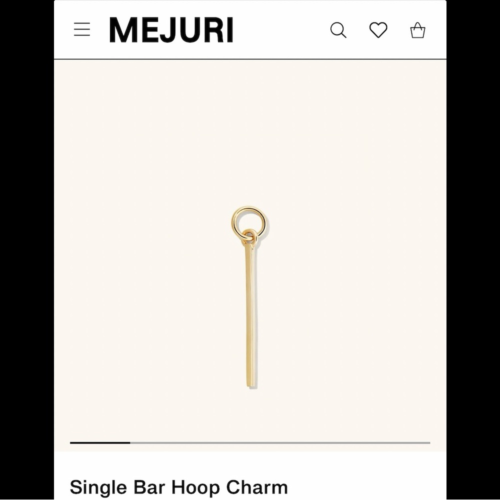 Mejuri 14k Hoop Charms (set of 3)